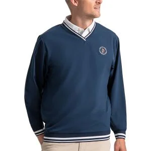 FootJoy 2026 U.S. Open V-Neck Windshirt Golf Pullover Navy