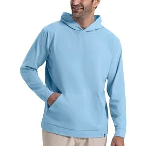 FootJoy Approach Golf Hoodie Heather Light Blue