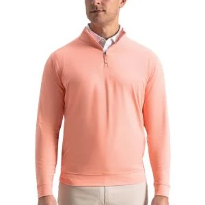 FootJoy Approach Quarter-Zip Golf Pullover Peach