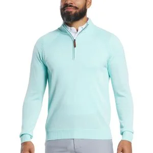 FootJoy Half-Zip Golf Sweater Mint