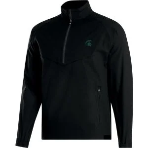 FootJoy Michigan State Spartans Zephyr Windshirt Golf Pullover Black/Green Logo