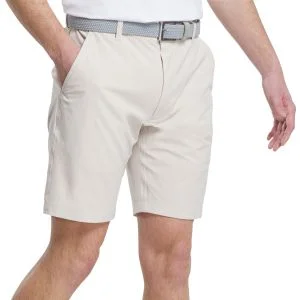 FootJoy Lightweight 9" Inseam Golf Shorts Stone