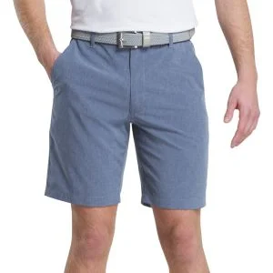 FootJoy Lightweight 9" Inseam Golf Shorts Heather Navy