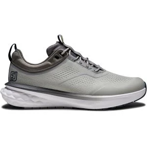 FootJoy Quantum Golf Shoes Grey/Navy Lateral Side
