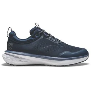 FootJoy Quantum Golf Shoes Navy/Vintage Indigo Lateral Side