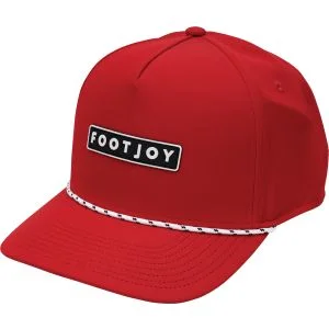 FootJoy Signature Rope Golf Hat Red
