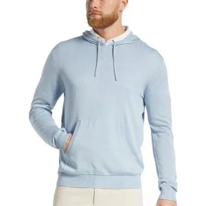FootJoy Sweater Golf Hoodie Heather Light Blue