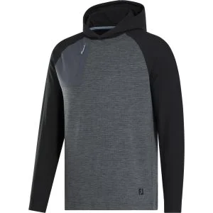 FootJoy ThermoSeries Pullover Golf Hoodie Charcoal/Black
