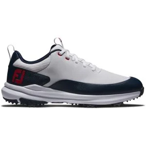 FootJoy Tour Rival White/Red/Navy Golf Shoes