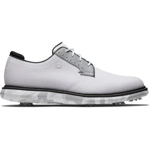 FootJoy Traditions Blucher Golf Shoes White/Grey/Camo