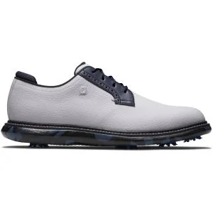 FootJoy Traditions Blucher White/Navy Camo Golf Shoes