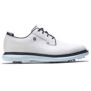 2025 FootJoy Traditions Blucher Golf Shoes White/Sky Blue/Camo