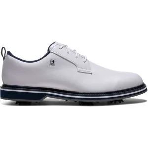 FootJoy Vanguard Golf Shoes White/Navy/Blue Lateral Side