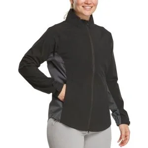 FootJoy Womens HydroLite X Golf Rain Jacket Black/White