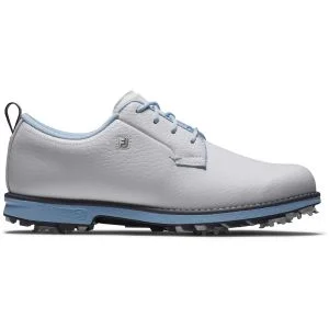 FootJoy Women's Dryjoys Premiere Series Cypress White/Blue Golf Shoes