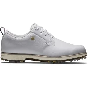 FootJoy Women's Dryjoys Premiere Series Cypress White/Gold Golf Shoes