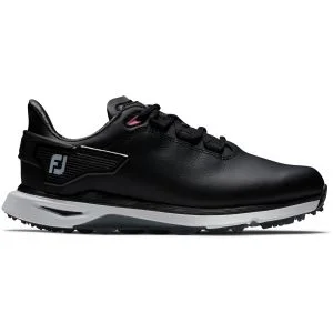 FootJoy Women's Pro/SLX Golf Shoes Black/White Lateral Side
