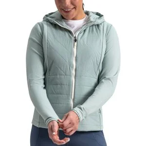 FootJoy Women's ThermoSeries Full-Zip Golf Jacket Eucalyptus