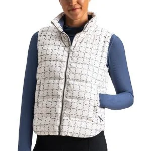FootJoy Women's ThermoSeries Insulated Golf Vest Off White Print