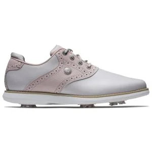 FootJoy Womens Traditions Golf Shoes Grey Pink