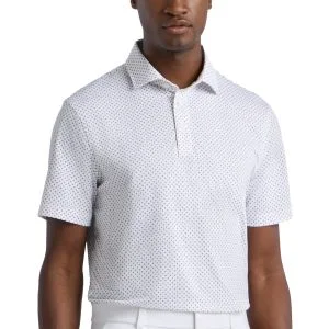G/FORE All Play Foulard Geo Stretch Knit Golf Polo