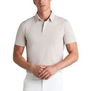 G/FORE All Play Stripe Stretch Knit Golf Polo