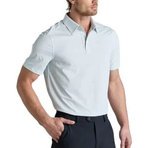 G/FORE Fine Stretch Jacquard Golf Polo