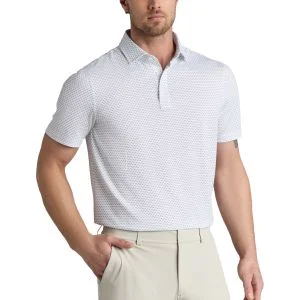 G/FORE Geo All Play Stretch Knit Golf Polo