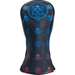 G/FORE Gradient Skull & Tees Leather 3-Wood Headcover
