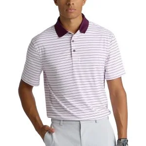 G/FORE Herringbone Stripe Tech Jersey Golf Polo