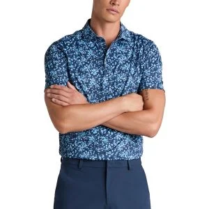 G/FORE Scattered Ditzy Tech Jersey Golf Polo