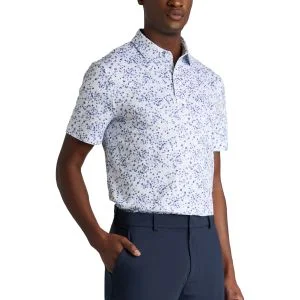 G/FORE Scattered Ditzy Tech Jersey Golf Polo