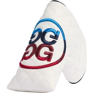 G/FORE Striped Circle G's Leather Blade Putter Headcover