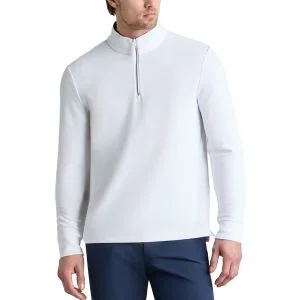 G/FORE Waffle Knit Quarter Zip Golf Pullover 2026
