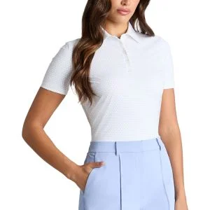 G/FORE Womens Geo Silky Tech Nylon Golf Polo