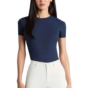 G/FORE Women's Tech Nylon Rib Fitted Golf T-Shirt