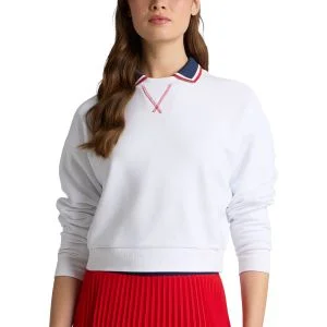 G/FORE Women's Photo Floral Tech Jersey Quarter Zip Golf Pullover
