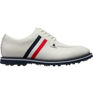 G/FORE Gallivanter Split Toe Grosgrain Leather Golf Shoes Snow