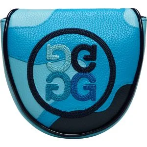 G/FORE Patchwork Camo Leather Mallet Putter Headcover