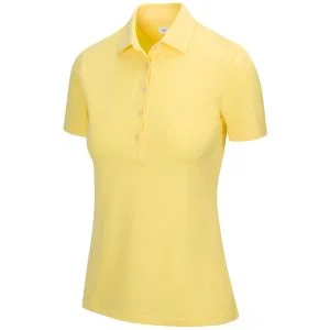 Greg Norman Womens Freedom Micro Pique Stretch Golf Polo - ON SALE