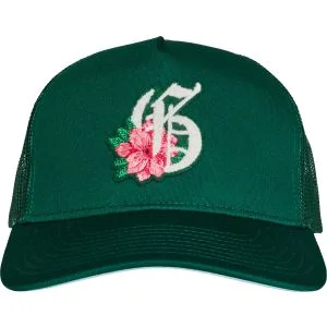 Greyson Floral "G" Trucker Golf Hat