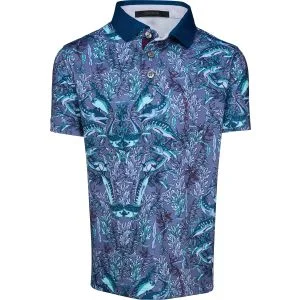 Greyson Junior Boys Marlin Curiosities Golf Polo