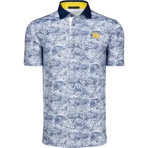 Greyson University of Michigan Stadium Series Scenic Golf Polo
