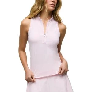 Greyson Women's Vesta Mock Neck Sleeveless Golf Top