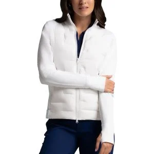 IBKUL Womens Solid Puff Golf Jacket