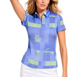 Jamie Sadock Women's Mad Plaid Golf Top