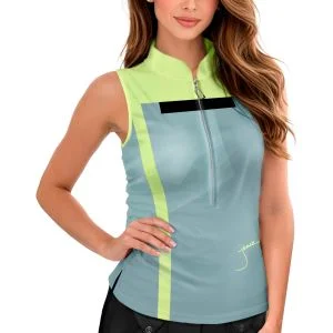 Jamie Sadock Womens Mirror Sleeveless Golf Top