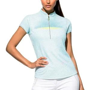 Jamie Sadock Womens Optic Dot Golf Top