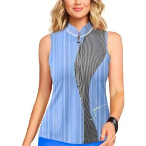 Jamie Sadock Womens River Sleeveless Golf Top
