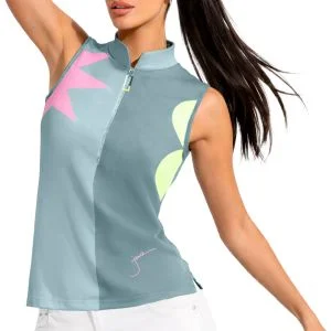 Jamie Sadock Womens Sunshine Sleeveless Golf Top